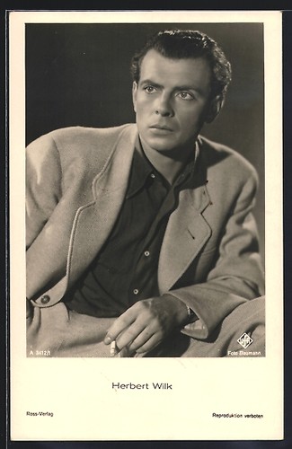 Carte postale acteur herbert - carte,