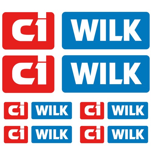 Wilk autocollant sticker - ci, xl