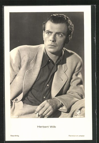 Acteur herbert wilk fume - wilk, une