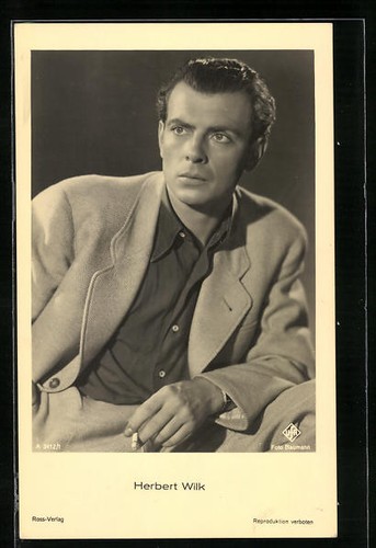 Carte postale acteur herbert - carte,