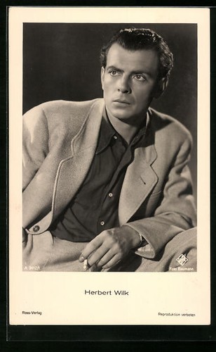 Carte postale acteur herbert - carte,
